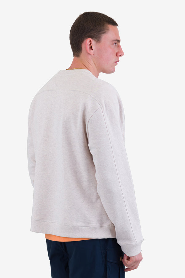 Folk Prism Sweat - Ecru Melange