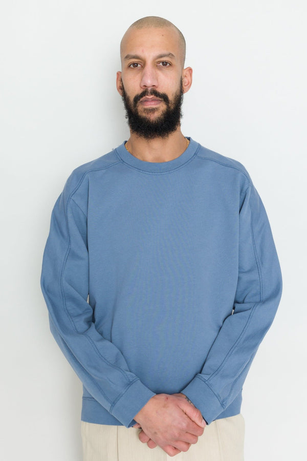 Folk Prism Sweat - Soft Blue
