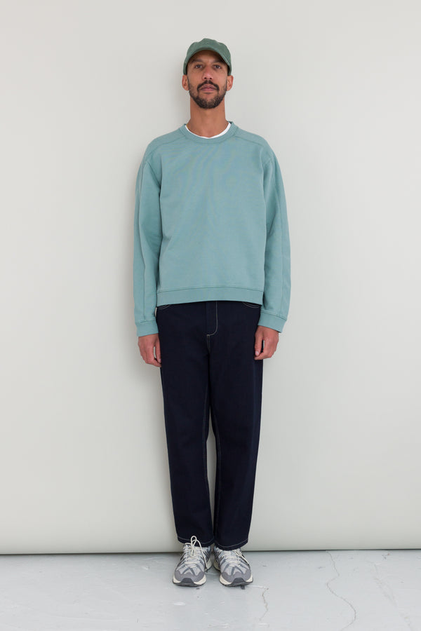 Folk Prism Sweat - Spruce Green