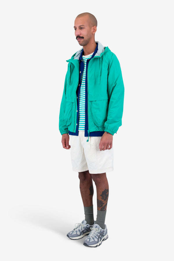 Folk Prism Zip Thru - Tropical Green