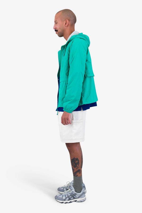Folk Prism Zip Thru - Tropical Green