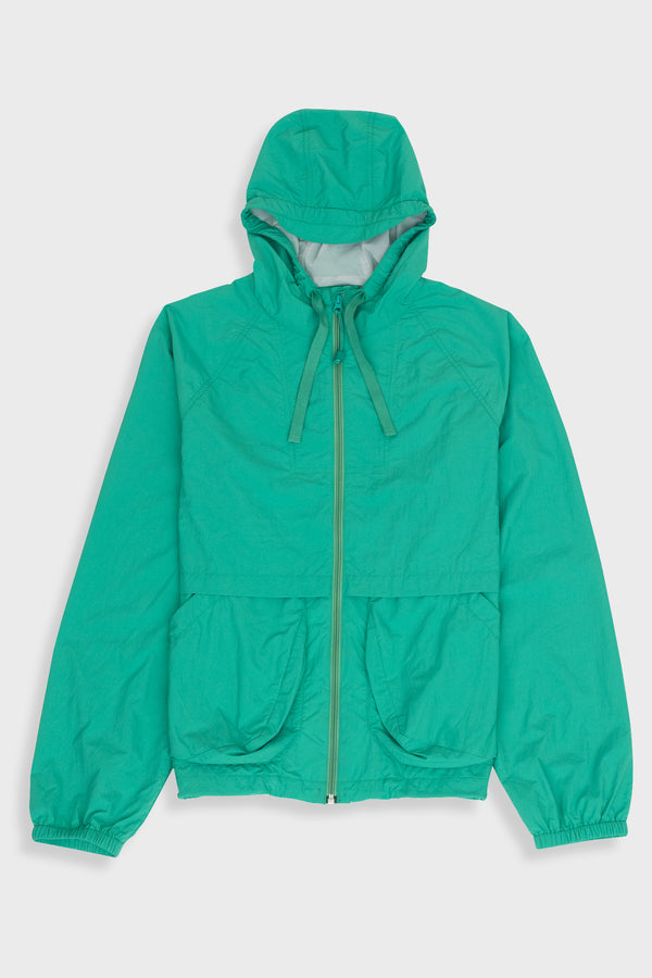 folk Prism Zip Thru - Tropical Green