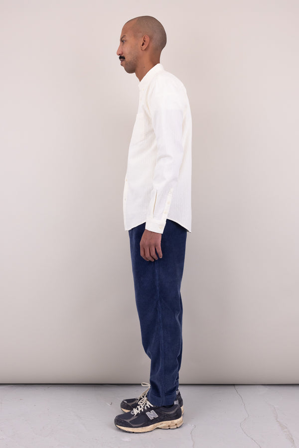 Folk Relaxed Fit Shirt - Ecru Tapestry