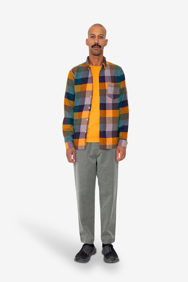 Folk Relaxed Fit Shirt - Pumpkin Mix