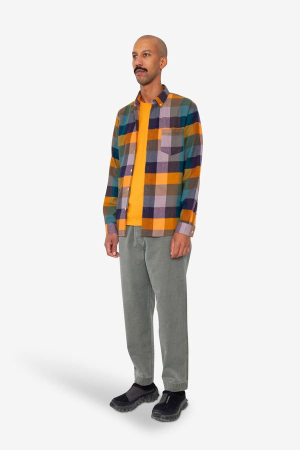 Folk Relaxed Fit Shirt - Pumpkin Mix