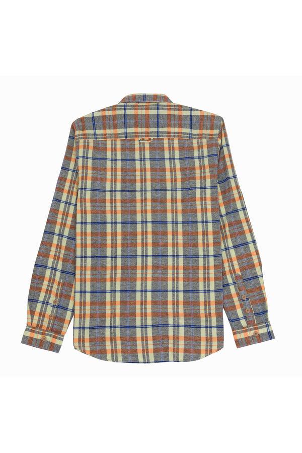 Folk Relaxed Fit Shirt - Soft Yellow Multi Check