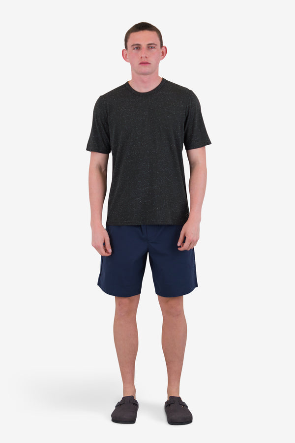 Folk Relaxed Nep T-Shirt - Charcoal