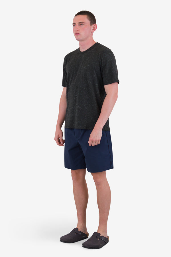 Folk Relaxed Nep T-Shirt - Charcoal