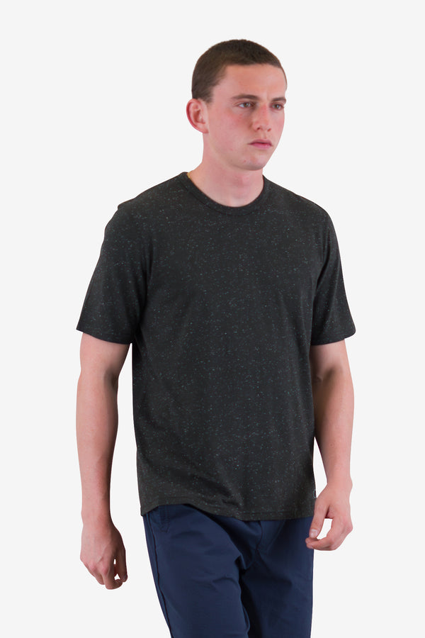 Folk Relaxed Nep T-Shirt - Charcoal