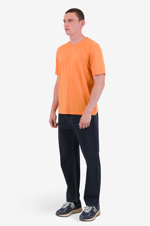 Folk Relaxed Nep T-Shirt - Orange