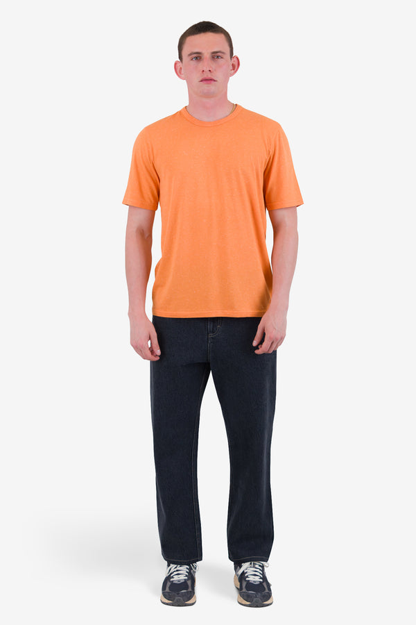 Folk Relaxed Nep T-Shirt - Orange