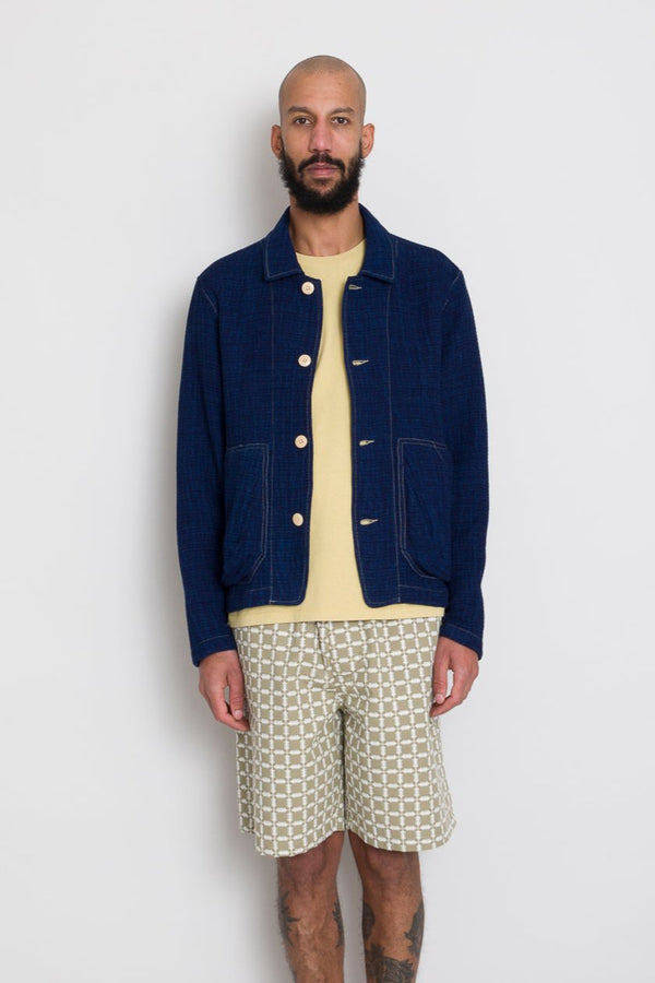 Folk Relaxed Short - Sage Tapestry