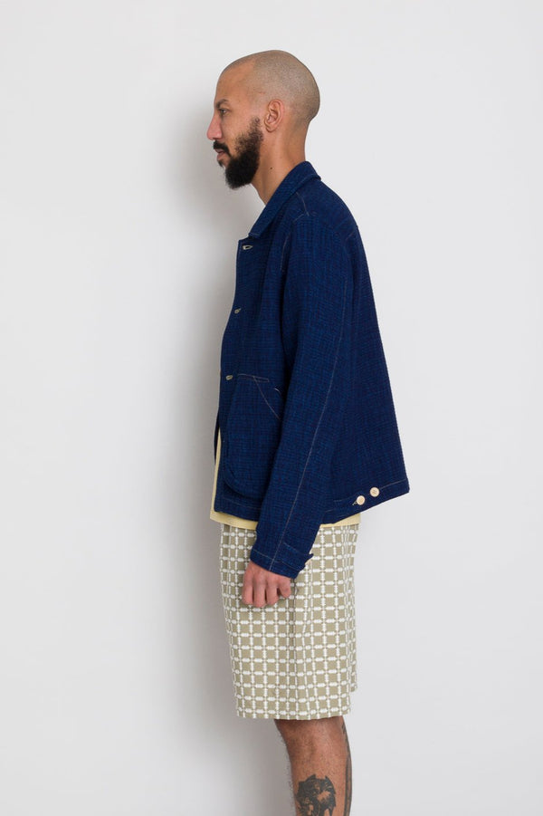 Folk Relaxed Short - Sage Tapestry