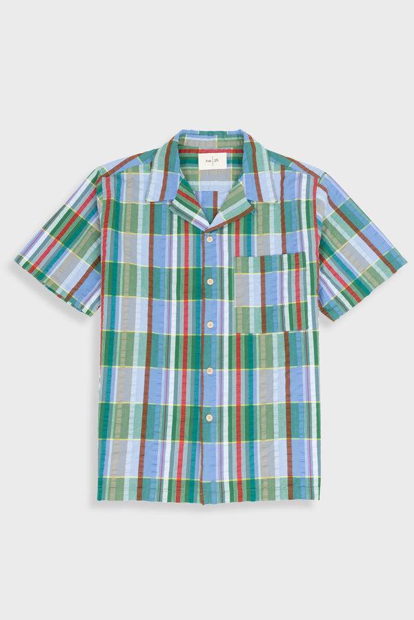Folk Relaxed Soft Collar Shirt - Multicolour Check
