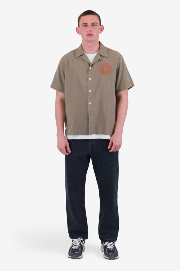 Folk Relaxed Soft Collar Shirt - Sage