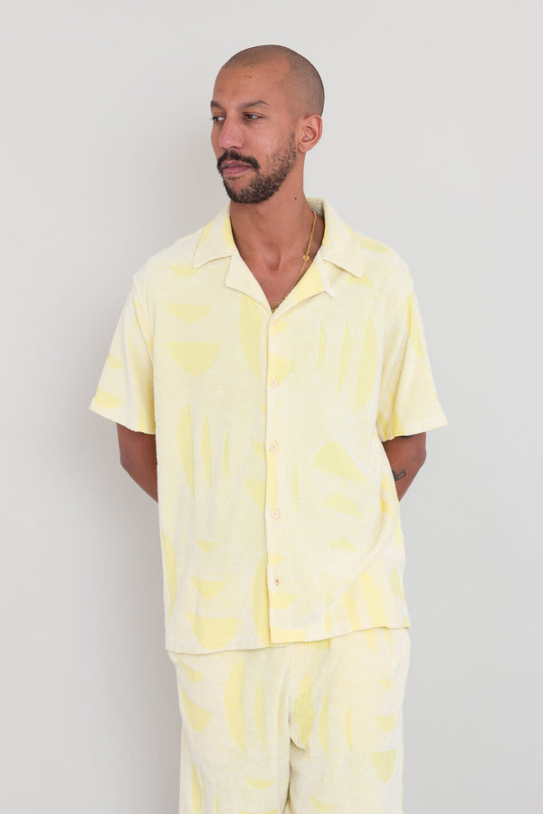 Folk Relaxed Soft Collar Shirt - Yellow Sun DP