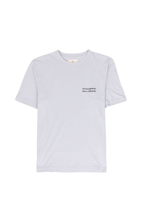 folk Relaxed T-Shirt - Ice Blue Icon Print KG