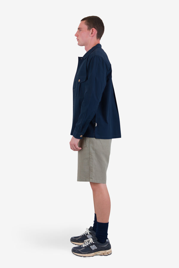 Folk Revere Overshirt - Navy