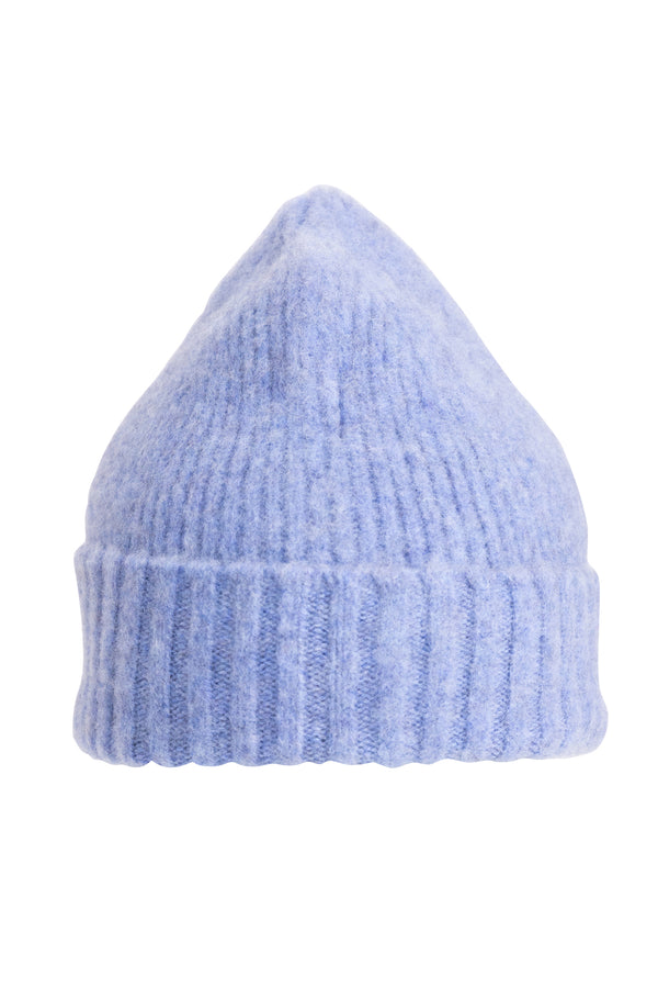 folk Rona Seamless Beanie - Blue Grey