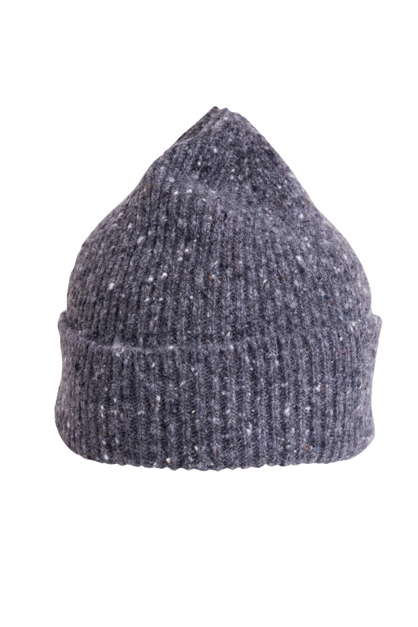 folk Shin Beanie - Charcoal