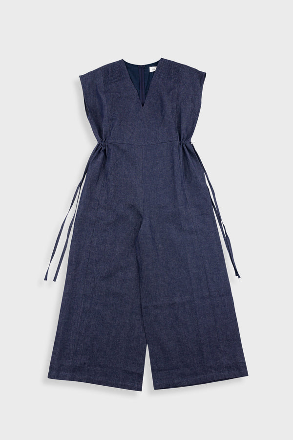 folk Sideline - Ava Jumpsuit - Dark Indigo