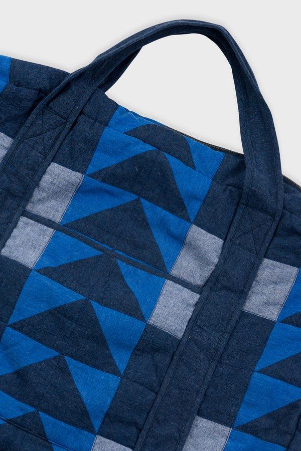 Folk Sideline - Nancy Bag - Indigo Patchwork