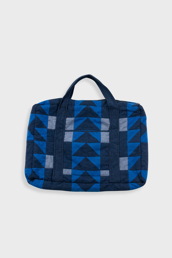 folk Sideline - Nancy Bag - Indigo Patchwork