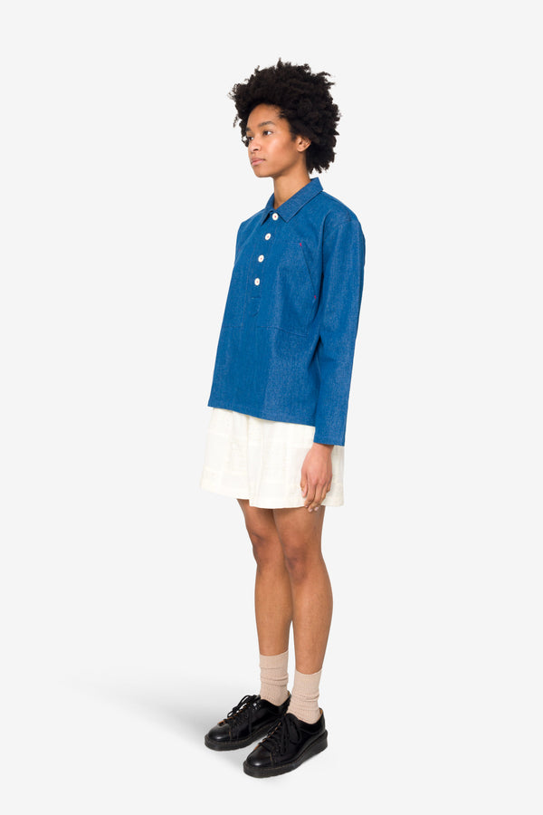 Folk Sideline - Sunny Shirt - Indigo