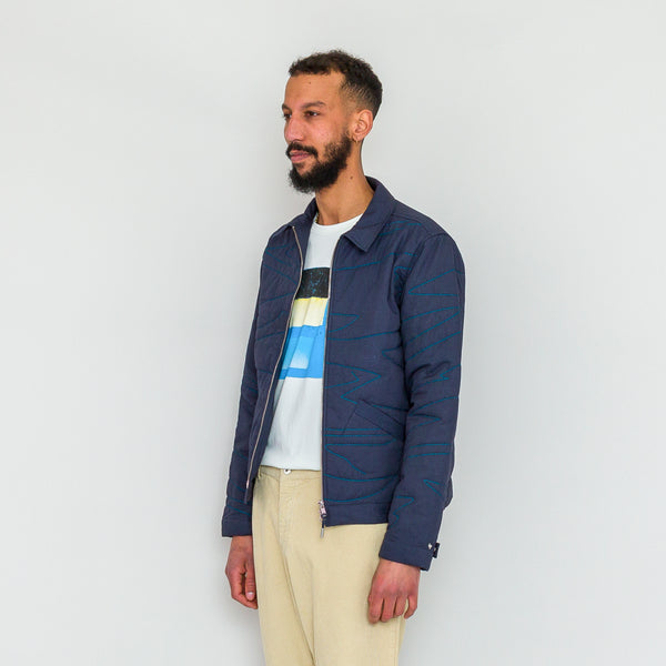 Folk Signal Blouson - Navy Quilt TH