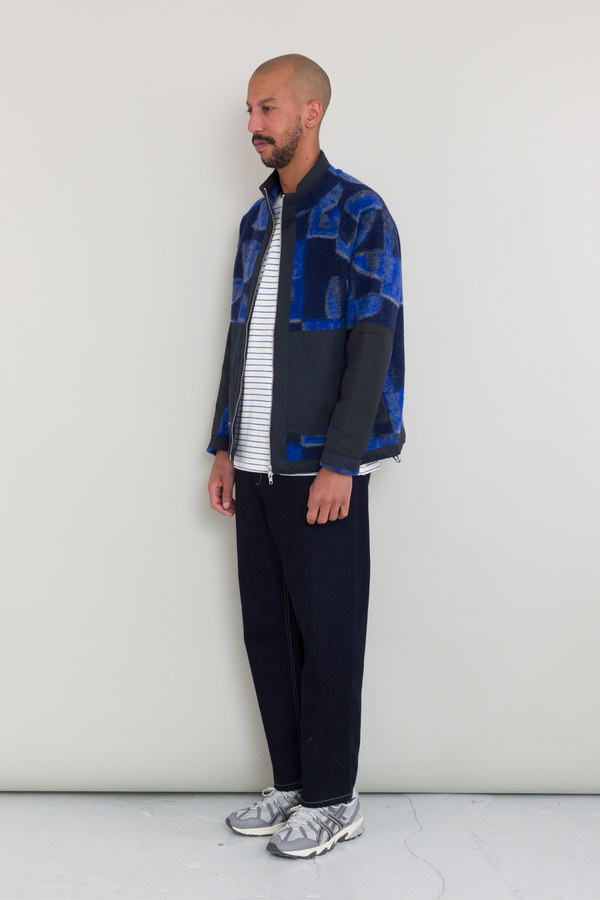 Folk Signal Fleece - Blue Multi KG