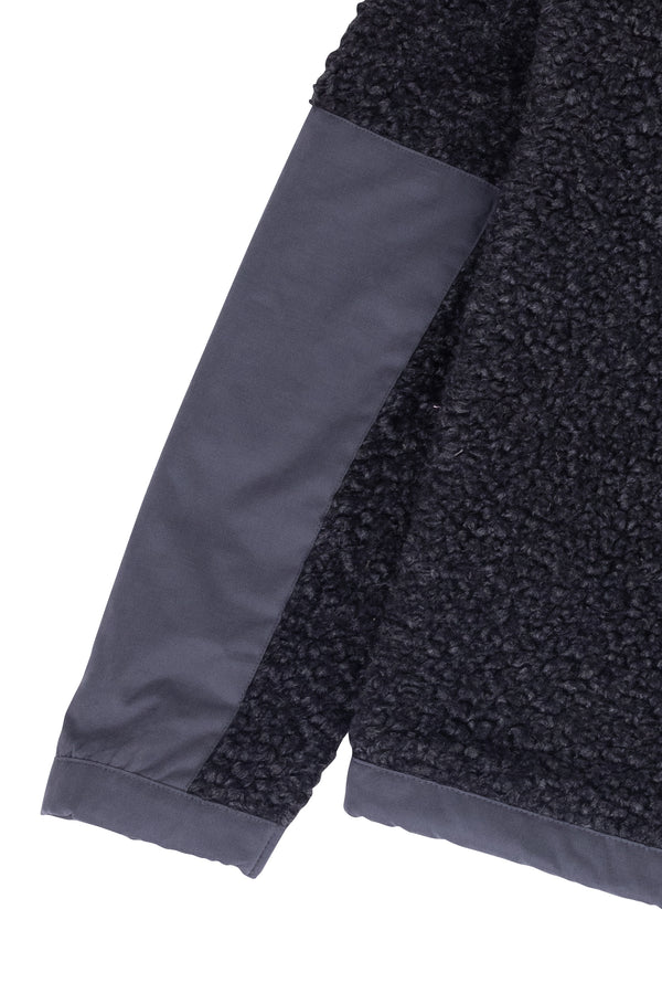 Folk Signal Fleece - Charcoal Curly Wool