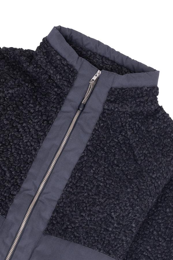 Folk Signal Fleece - Charcoal Curly Wool