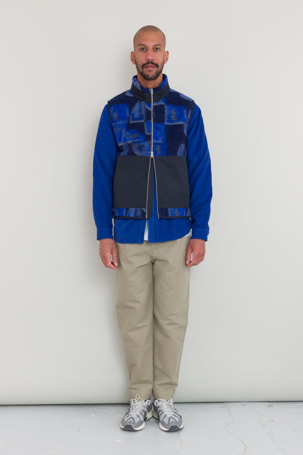 Folk Signal Gilet - Blue Multi KG