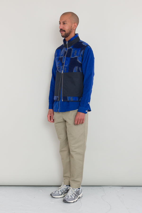 Folk Signal Gilet - Blue Multi KG