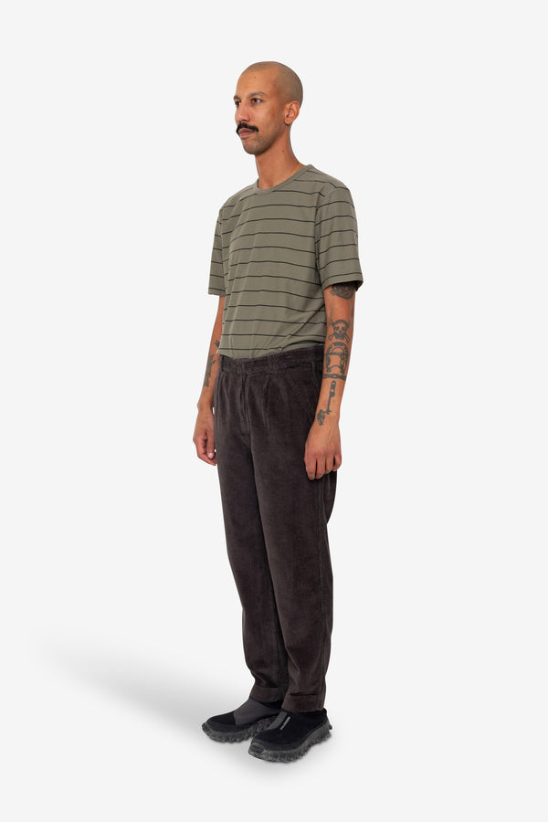 Folk Signal Pant - Black Grape Chunky Cord