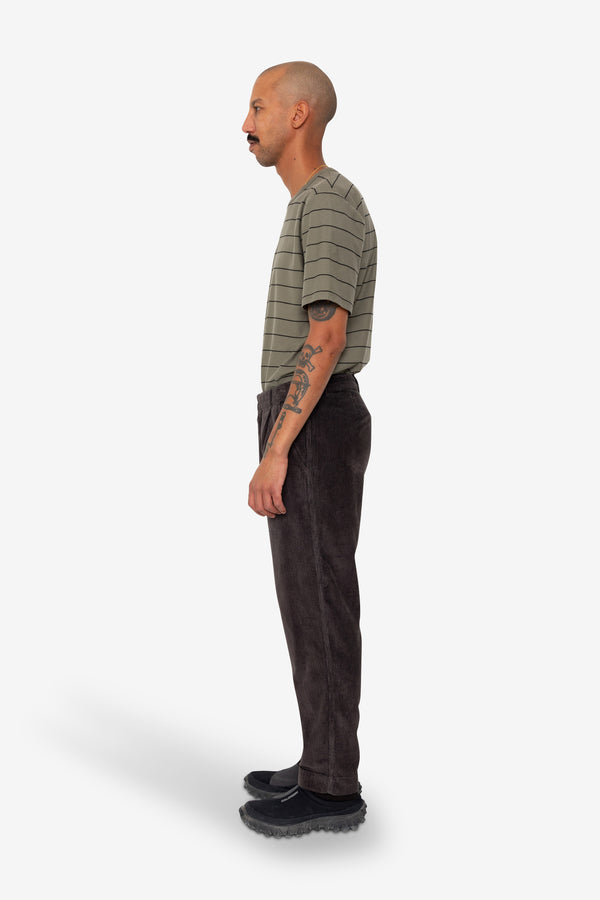 Folk Signal Pant - Black Grape Chunky Cord