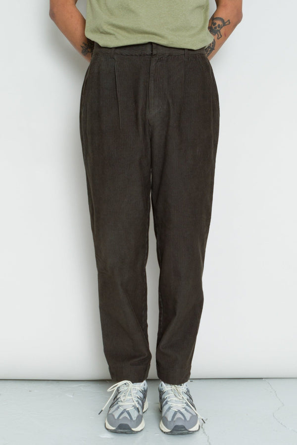 folk Signal Pant - Black Olive Cord