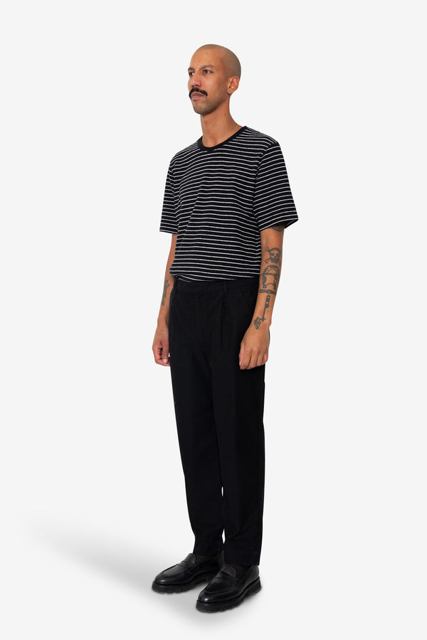 Folk Signal Pant - Black Slub