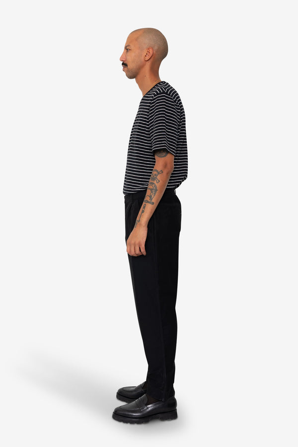 Folk Signal Pant - Black Slub