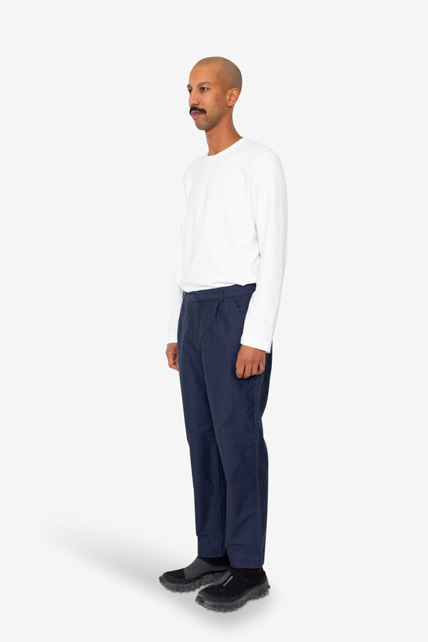 Folk Signal Pant - Soft Blue Slub