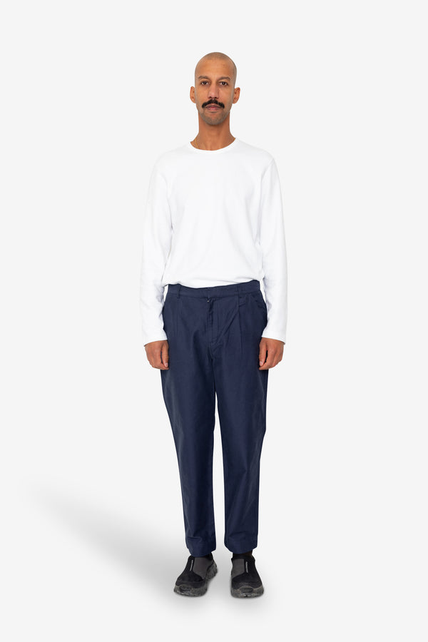 Folk Signal Pant - Soft Blue Slub