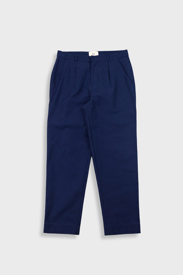 folk Signal Pant - Soft Blue Slub