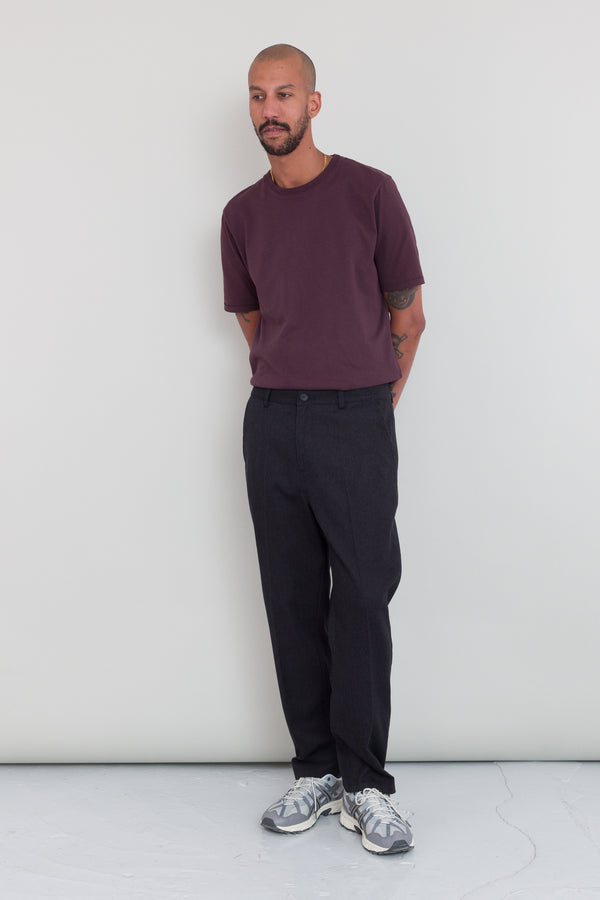 Folk Slim Leg Trouser - Black