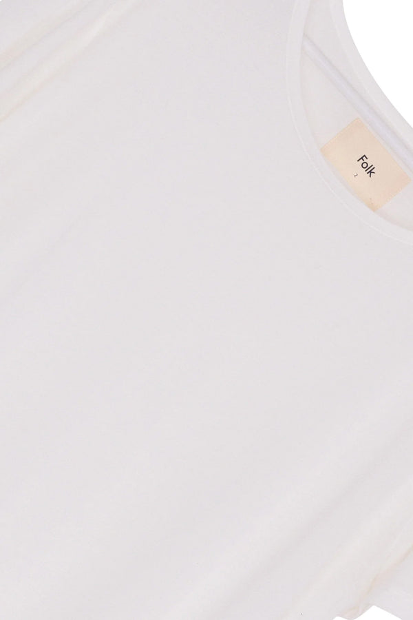 Folk Slouch T-Shirt - White