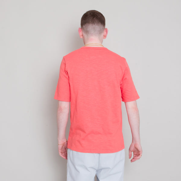 Folk Slub T-Shirt - Coral