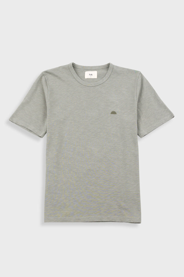 folk Slub T-Shirt - Light Sage