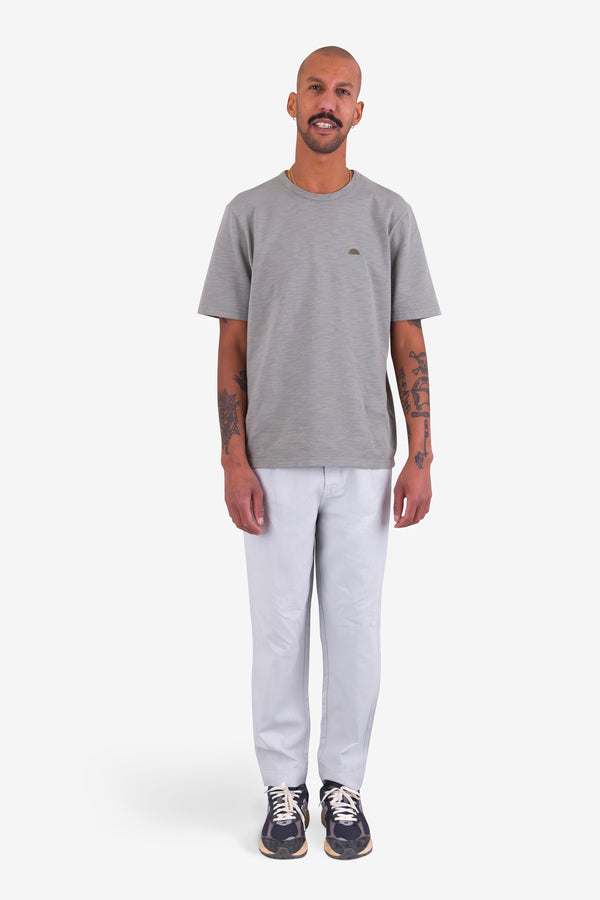 Folk Slub T-Shirt - Light Sage