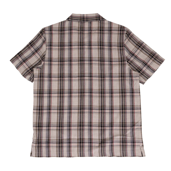Folk SS Soft Collar Shirt - Natural Black Check