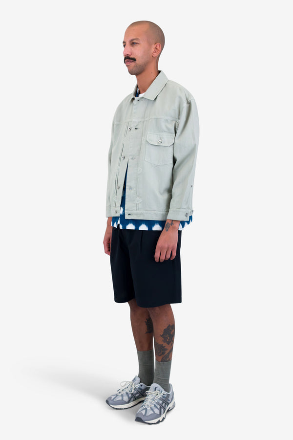Folk Trucker Jacket - Light Sage