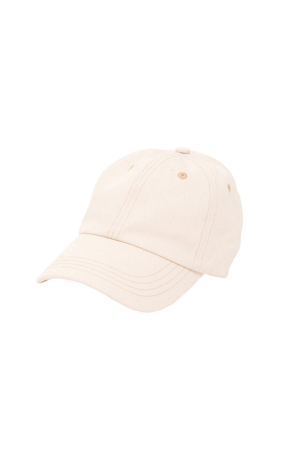 folk Twill Cap - Ecru Twill